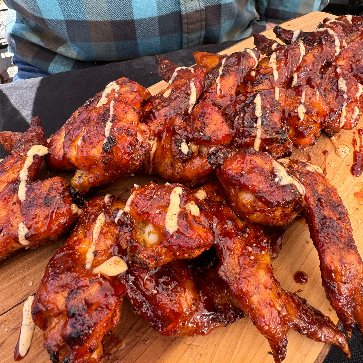 Sweet bbq chicken wings