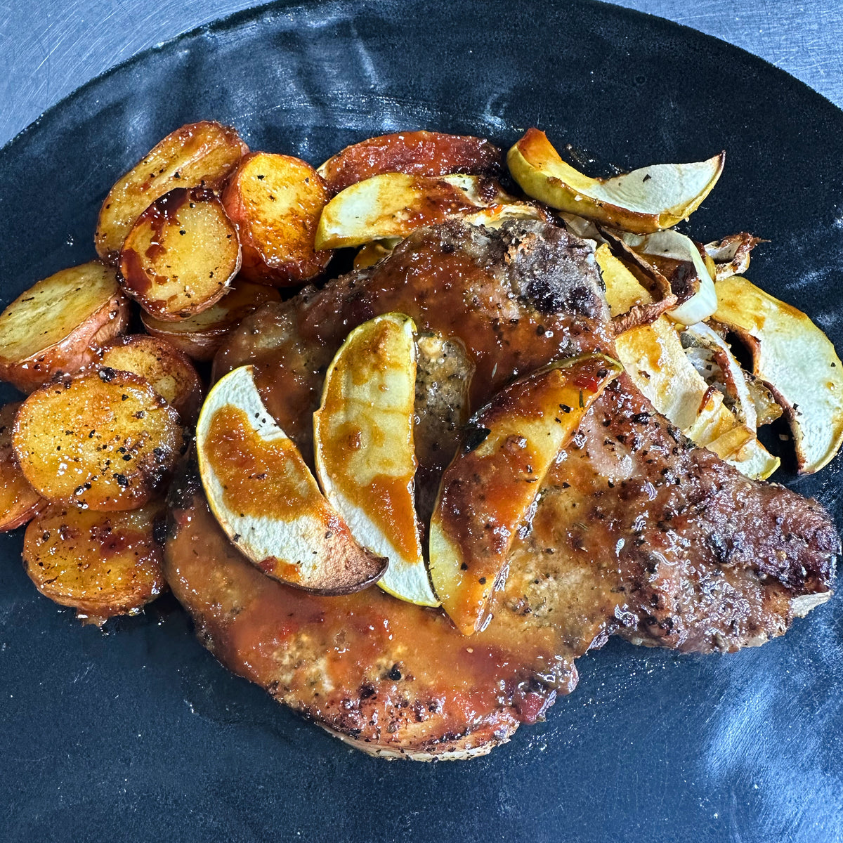 Southbound Pork Chop Skillet for Two