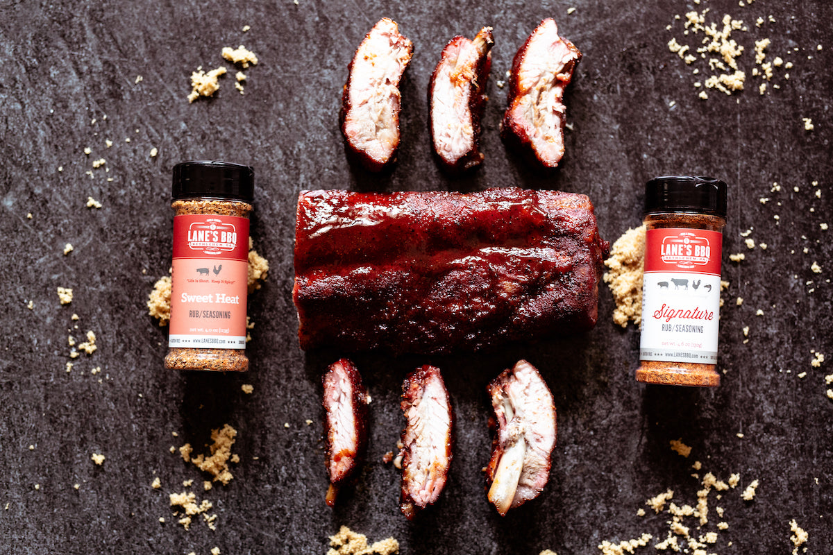 Lane's BBQ Sweet Heat and Signature Ribs (For RecTec or Ceramic)
