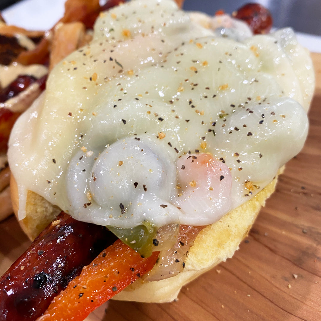 Philly Cheese Hot Dog