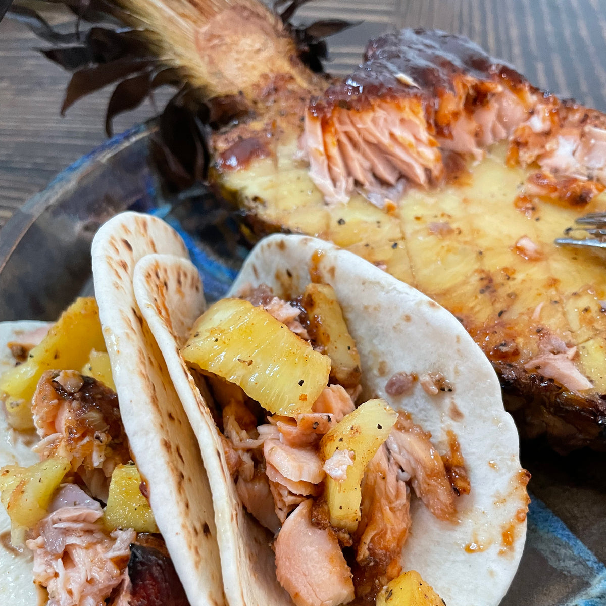 Pineapple Plank Sweet Salmon