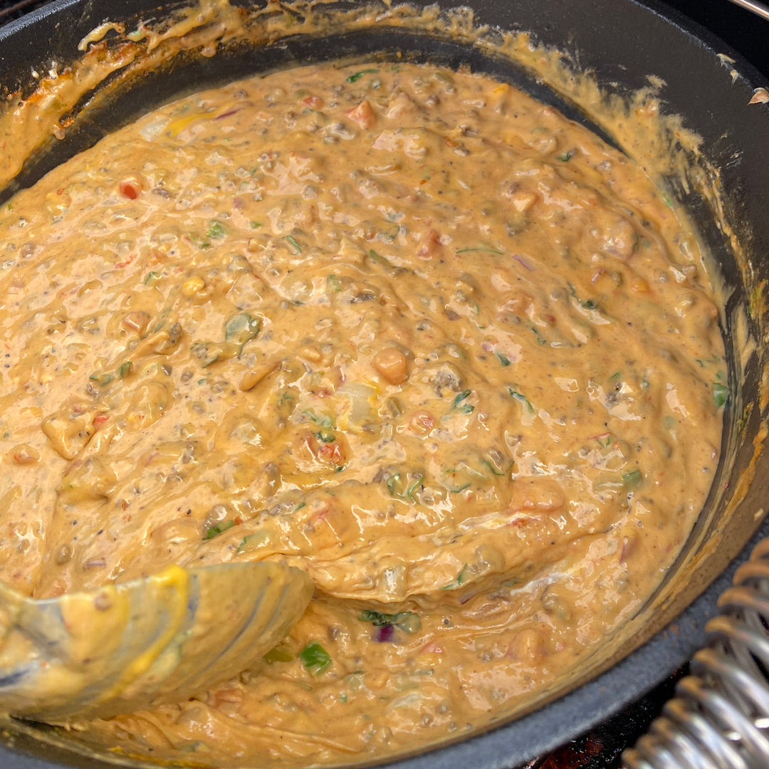 Fiesta Smoked Queso on Smoker
