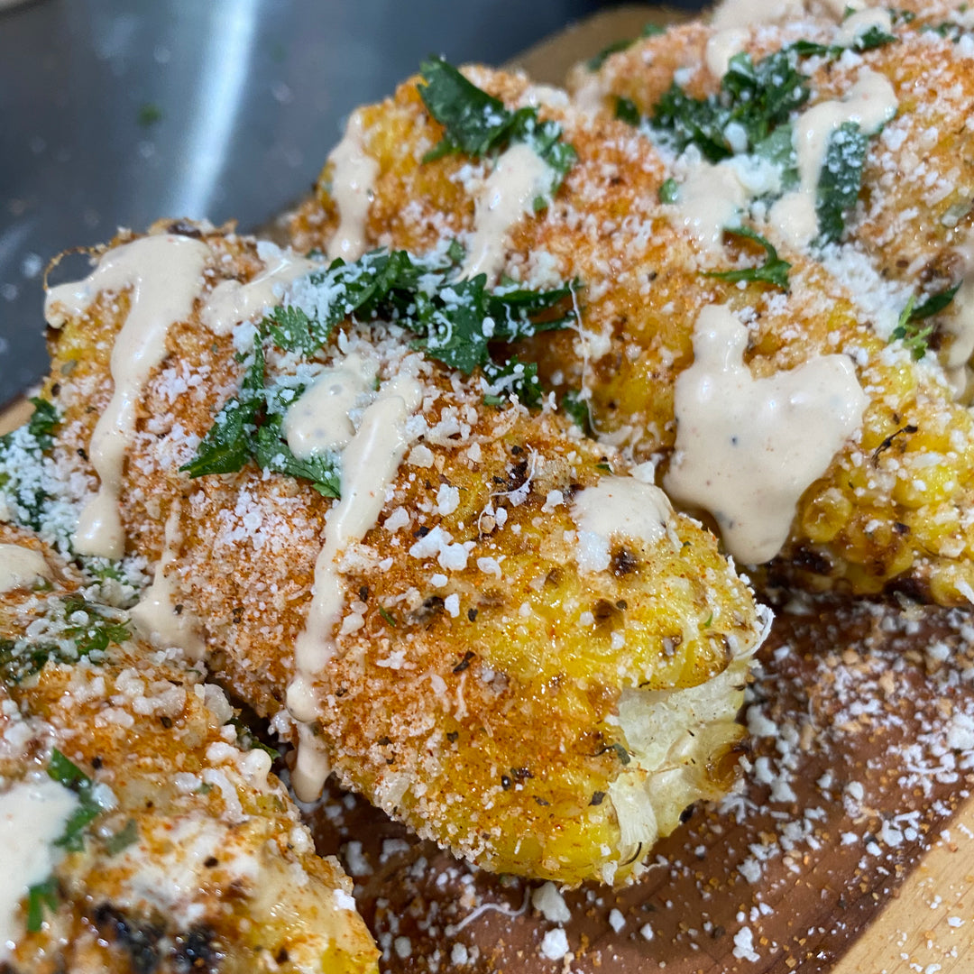 Grilled Mexican Street Corn