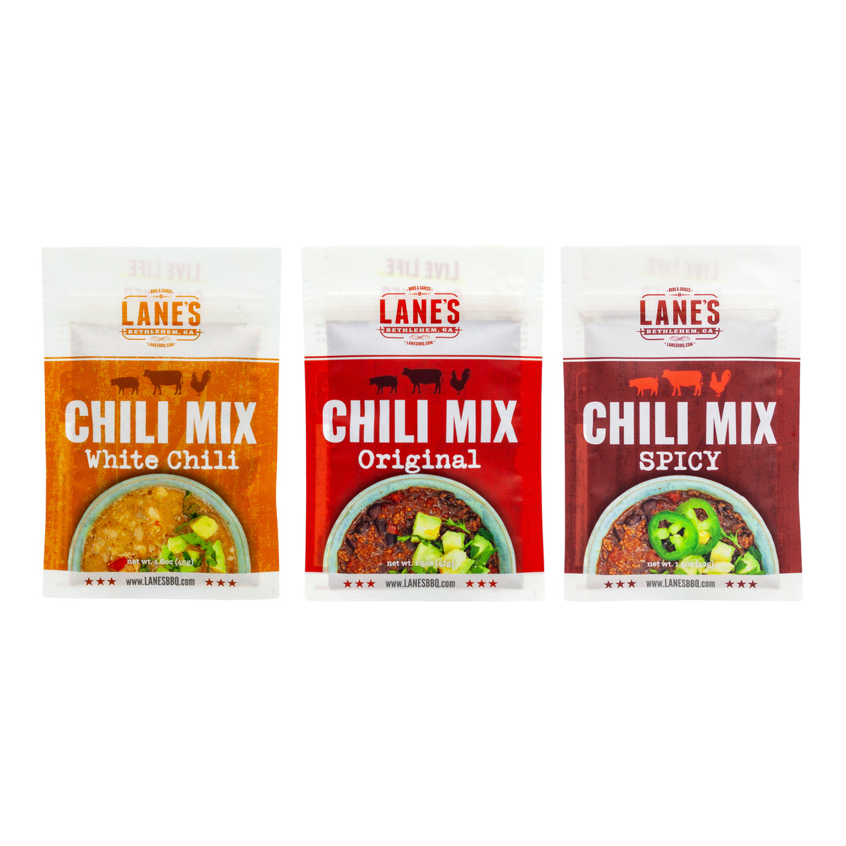 Lane's Chili Mix Bundle (3-Pack)