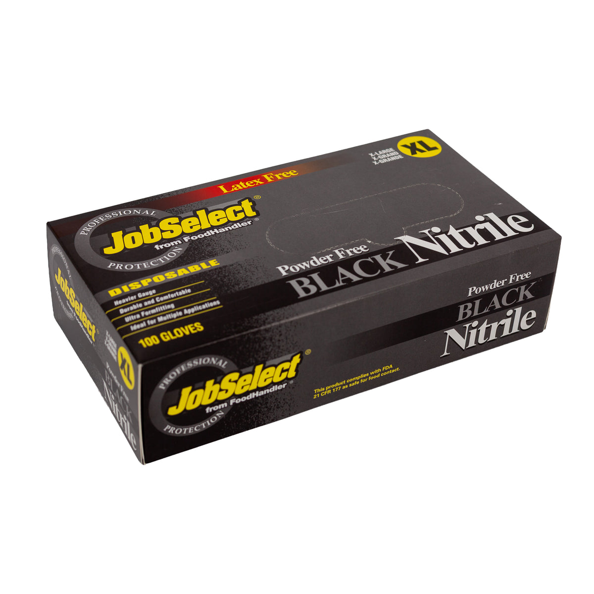 Black Nitrile BBQ Gloves - 100 Count Box