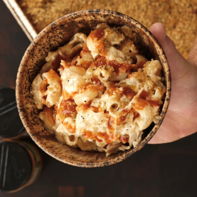 Lane's Buffalo chicken mac and cheese