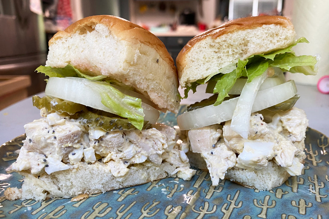 Cubano Chicken Salad Sliders