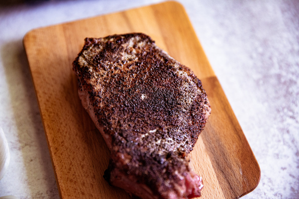 Lane's Ancho Espresso Pork Chops