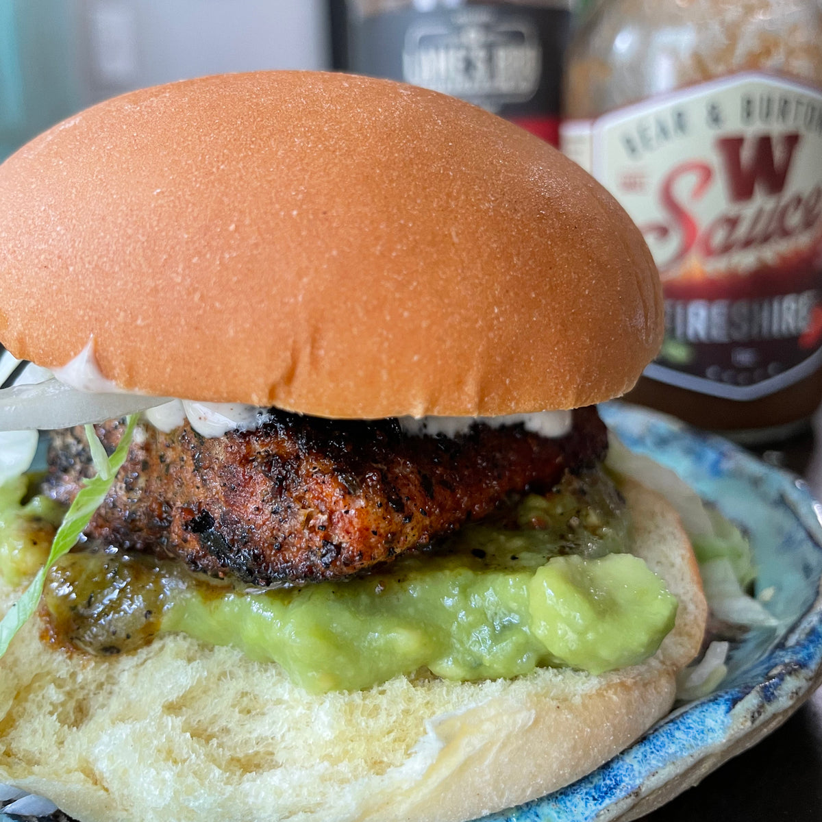 Mahi Mahi Sandwich with Fireshire Mayonnaise