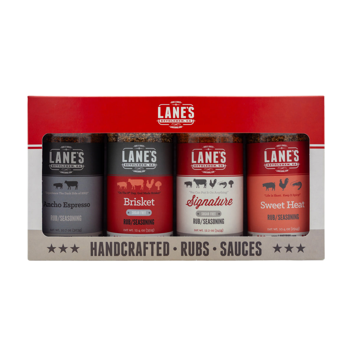 Lane's BBQ: Core 4 Rub Set