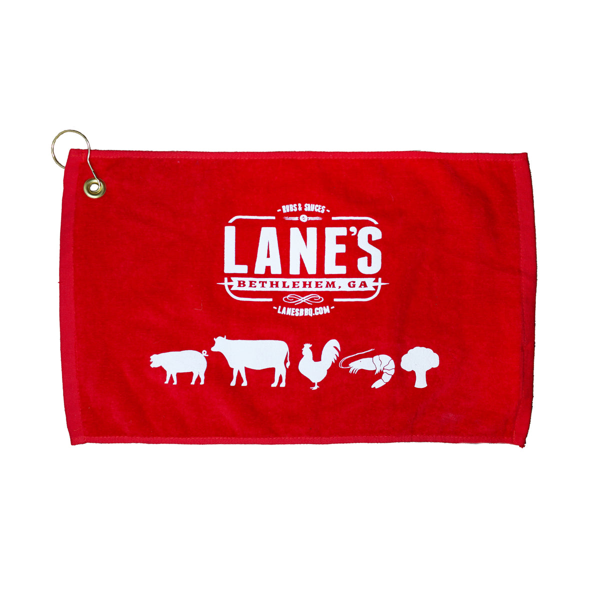 Lane's BBQ Golf/Grill Towel