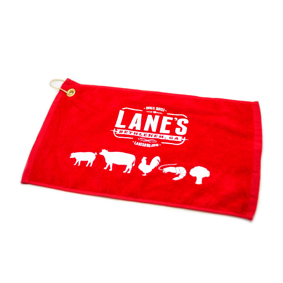 Lane's BBQ Golf/Grill Towel