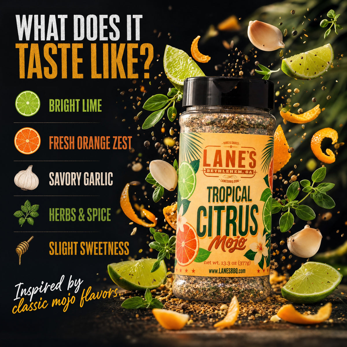 Tropical Citrus Mojo Rub