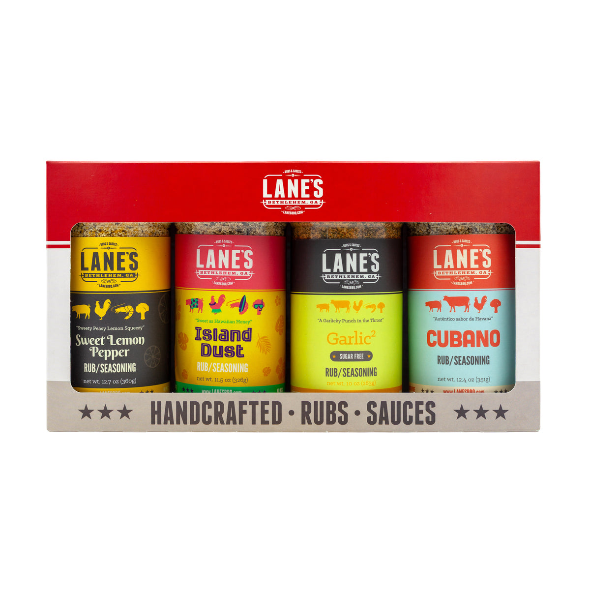 Lane's Best Veggie Seasonings 4-Pack Set