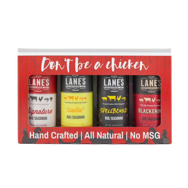 Lane's Best Chicken Rubs 4-Pack Set
